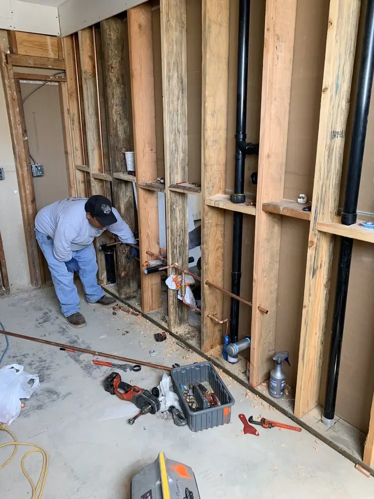 Commercial rough-in plumbing for Gas Line Repair in Braeburn